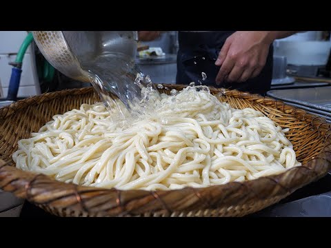 일본 노포 우동 소바 장인! / japanese noodles, udon master - old japanese restaurant