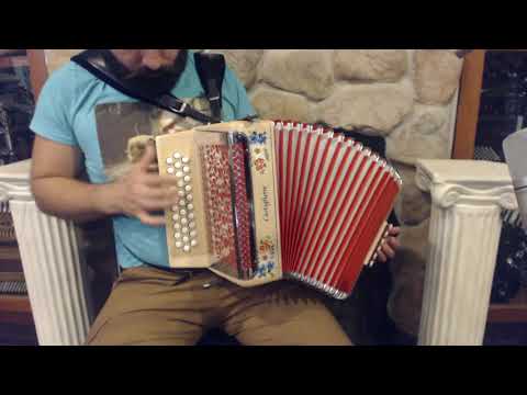 Like New Maple Castiglione Diatonic Button Accordion FBbEb Fa MM 31 12 $1199