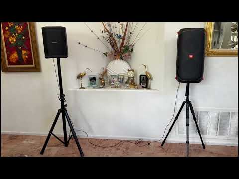 Battery Powered Subwoofer Solution-Pairing Bose S1Pro with JBL Partybox 110 All Battery Powered PA