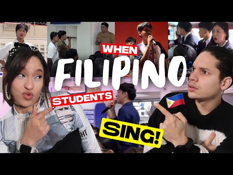 Latinos react to 'This is what happens when Filipino Students start singing...'