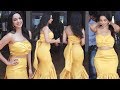 Kiara Advani Stunning Tight Yellow Dress At Kabir Singh Promotion