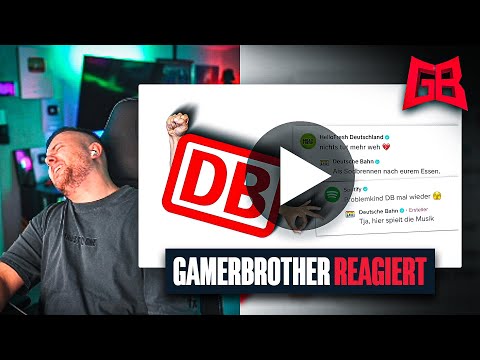 IST DAS UNANGENEHM 😬 GamerBrother REAGIERT auf DEUTSCHE BAHN im INTERNET 😅