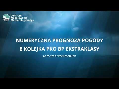 IMGW-PIB CMM: Ekstraklasa - 8 kolejka, 05.09.2022 r. - numeryczna prognoza pogody