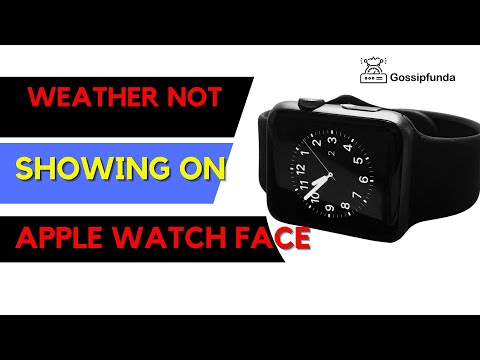 Weather not showing on Apple Watch face
