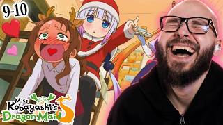 First Time Watching Miss Kobayashi's Dragon Maid Ep 9-10 Reaction! (Sports Festival & Christmas)