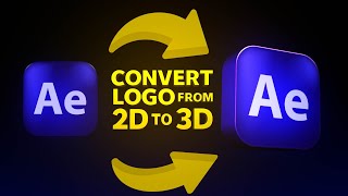 Convert 2D Logo to 3D in After Effects | No Plugins Needed