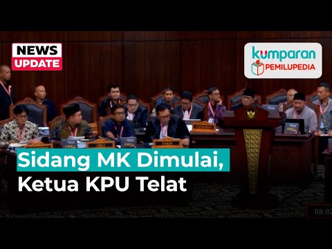 Ketua KPU Telat Datang pada Lanjutan Sidang Sengketa Pilpres 2024