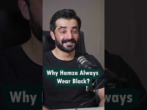 Why Hamza Ali Abbasi always wears black? #hamzaaliabbasi #ahmedfozanpodcast #wearblack  #podcast
