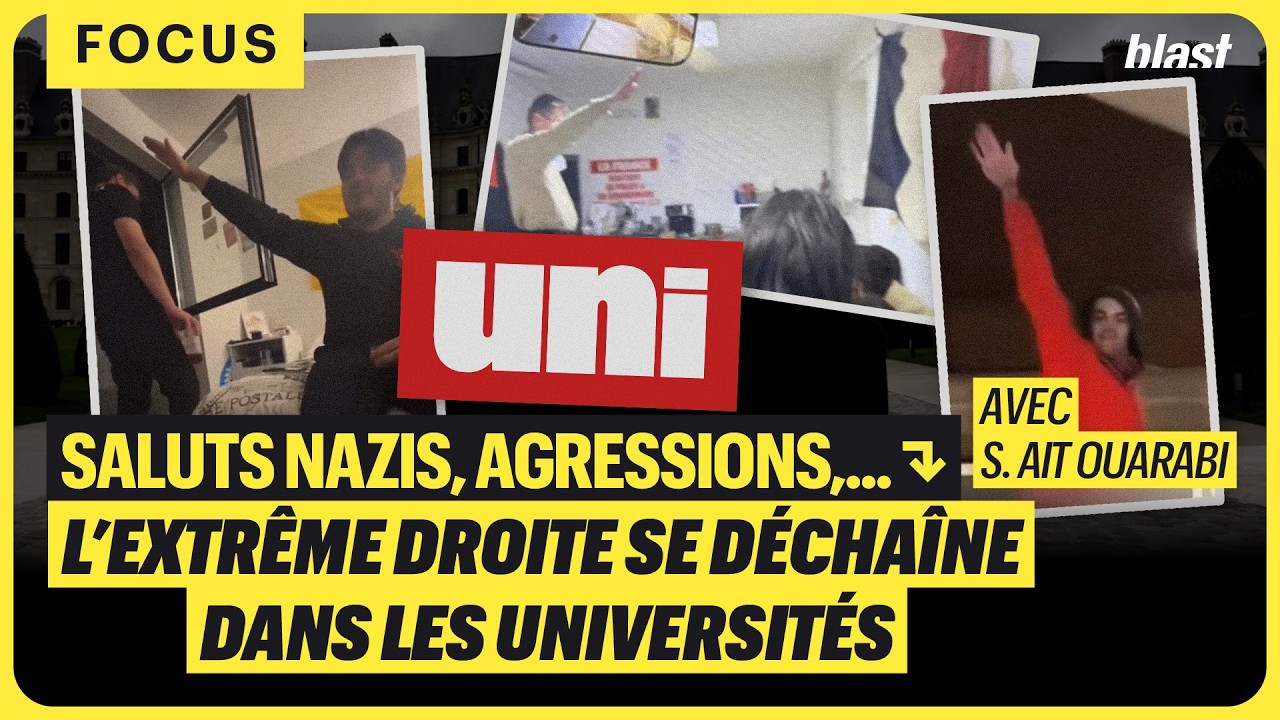 Illustration: EXCLUSIF : L’extrême droite nazifie nos universités — saluts nazis et violences à la fac