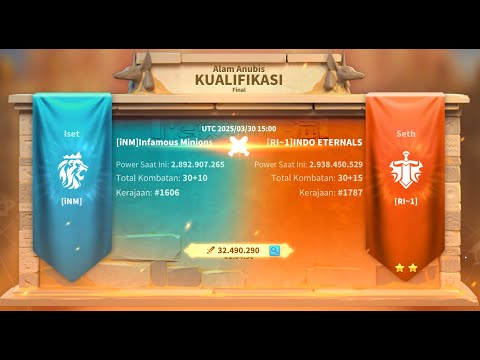 Osiris League FInal Qualification Indo Eternals - Rise of Kingdoms