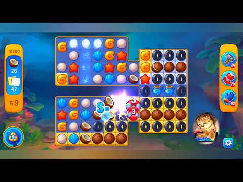 фишдом 2022 # 10600 уровень - прохождение без бустеров # Fishdom,  10600  level - no Boosters.