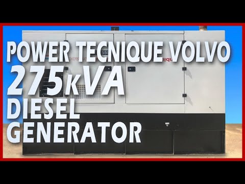 Power Tecnique Volvo Diesel Generator 275kVA – XP27559 Test #perkins | #fgwilson Authorised Dealer