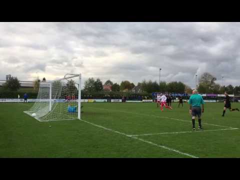 Doelpunt van Remy Schouwenaar van NOAD '32