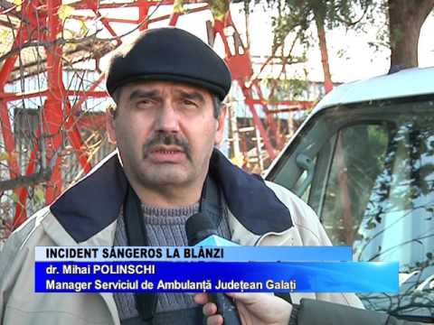 Incident sangeros la Blanzi