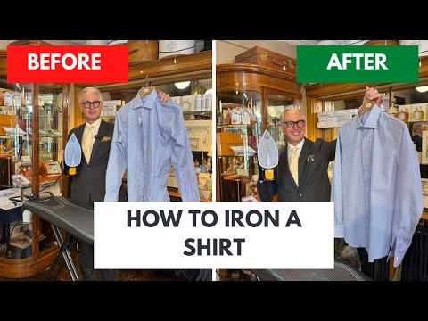 How to iron a shirt