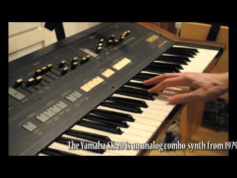 Yamaha SK-20 SK20 vintage analog keyboard string synthesizer organ solina moog image 4