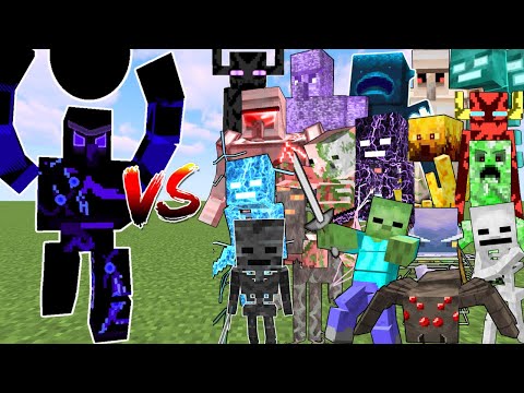 VOID GOLEM TITAN vs ALL TITAN MOBS | Minecraft Mob Battle
