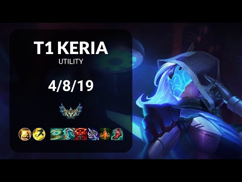 T1 Keria Ashe vs Nautilus UTILITY - KR CHALLENGER Patch 13.13