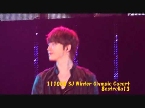 【Donghae Fancam】111008 Winter Olympic Concert Super Junior 〜Memorise〜