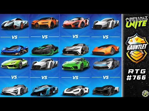Asphalt Unite | Using OBSCURE cars in Gauntlet: Day 1 | RTG #766