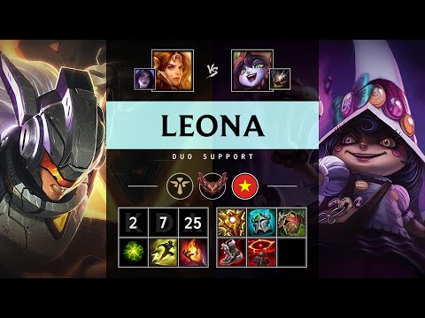 Leona Support vs Lulu - VN Grandmaster Patch 25.14