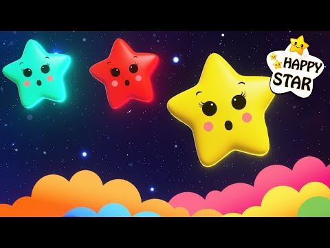 Twinkle Twinkle Little Star - Rainbow Star Dancing - Baby & Kids Songs