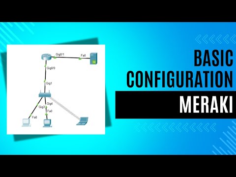 Meraki with Server Configuration on Cisco Packet Tracer