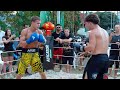CRAZY TRAMP Vs MUAY THAI FIGHTER Best Fight
