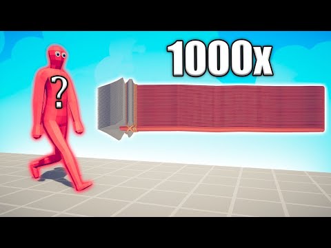 RANDOM UNIT vs 1000x OP SPEAR THROWER - TABS | Totally Accurate Battle Simulator 2024