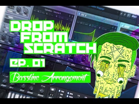 Dubstep Drop From Scratch Ep. 01 - Bassline Arrangement
