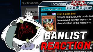 BANLIST REACTION - What a DISAPPOINTMENT (Duel Links)