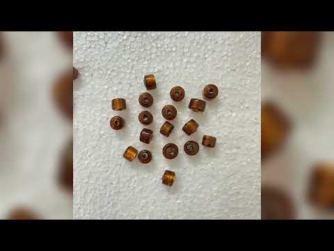 Custom made Old Look Antique Finish Glass Beads suitable for jewelry