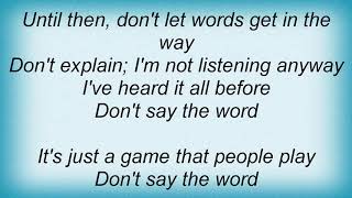 Swing Out Sister - Don&#39;t Say A Word Lyrics