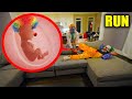 PREGNANT CLOWN MOM DELIVERS CLOWN BABY IN OUR HOUSE, WHAT HAPPENS NEXT IS TERRIFYING!!
