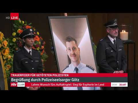 Trauerfeier für Rouven Laur in Mannheim