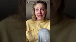 Lili Reinhart is crying on her Instagram video