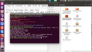 How to install .deb file using command in Ubuntu