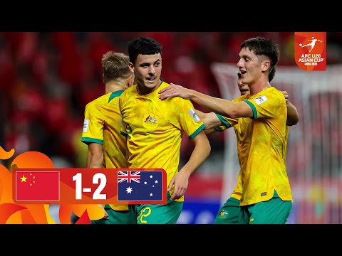 Rapid double seals group win for Australia! | China PR - Australia | Highlights | AFC U20 Asian Cup™