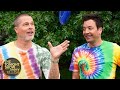Frisbee Trick Shots With Brad Pitt The Tonight Show Starring Jimmy Fallon