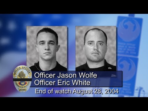 Memorial Marker for Officers Jason Wolfe and Eric White-Phoenix Police Department