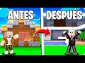 CONVERTIMOS UNA CASA DE POBRE EN UNA CASA DE RICO EN MINECRAFT