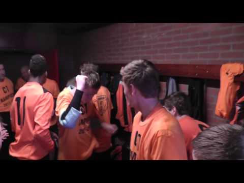 13 april 2013 Roda ´46 C1 - VV De Meern C1 com 1-2 Campione -feest in de kleedkamer