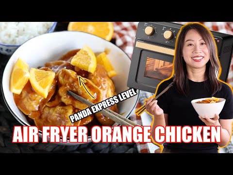 YouTube video about Crispy and Tangy Air Fryer Orange Chicken Recipe
