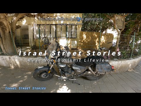 Tel Aviv to Jaffa to Holon by motorcycle