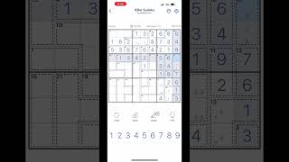 Killer Sudoku #killersudoku expert mode solved in 7:09