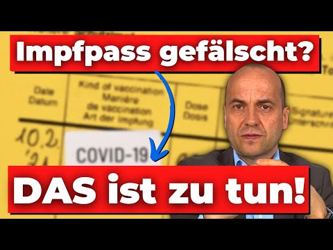 Impfpassfälschung- erste Erfahrungen (DAS erwartet DICH!)