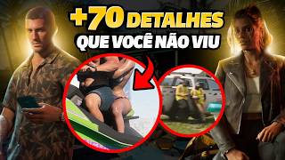 😱 70 DETALHES que VOCÊ NÃO VIU em GTA 6