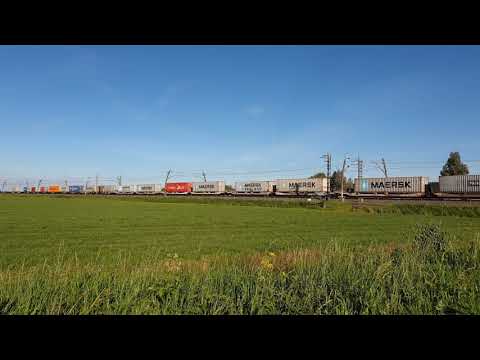 Rotterdam Rail Feeding BR 189 richting Duitsland t.h.v. Hardinxveld-Giessendam [29-7-2020]