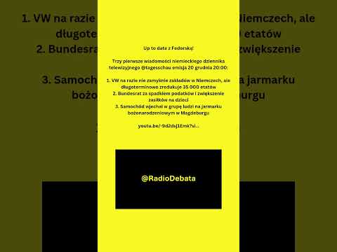 Niemieckie media 20 grudnia