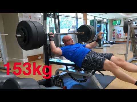 153kg bench press 337lbs